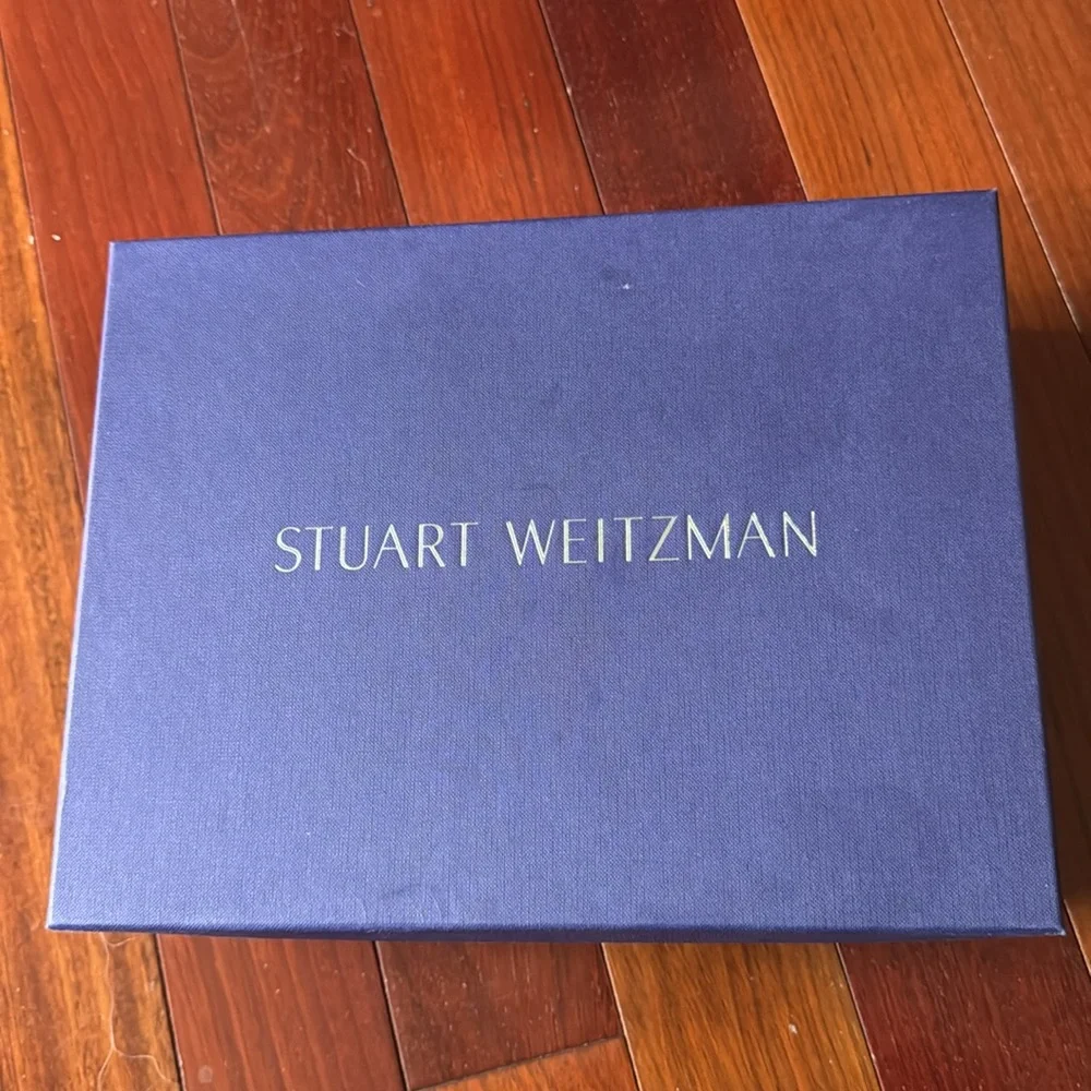 Stuart Weitzman Real Deal black patent platform healed sandal - Picture 6 of 12